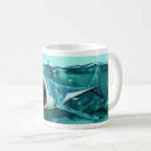 Griffer requin nom personnalisé tasses (Devant droit)