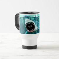 Griffer requin nom personnalisé tasses