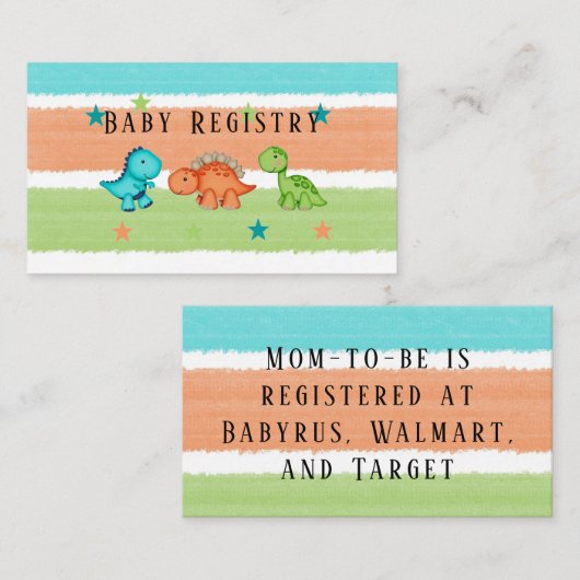 Griffie Stars en Dinosaurussen Informatiekaartje (Voorkant / Achterkant)