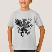 Griffin - Black and White T-Shirt (Voorkant)