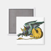 Griffin - blauw: magneet (Voorkant / Achterkant)