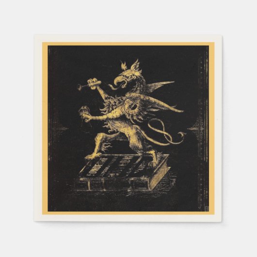 Griffin Cocktail Napkin Servetten (Voorkant)