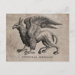 Griffin Creature  Briefkaart