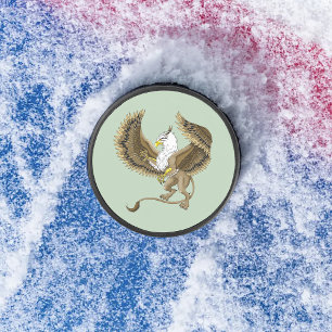Griffin Fantasy Griffin Mythologie Hockey Puck