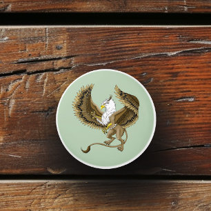 Griffin Fantasy Griffin Mythologie Keramische Knop