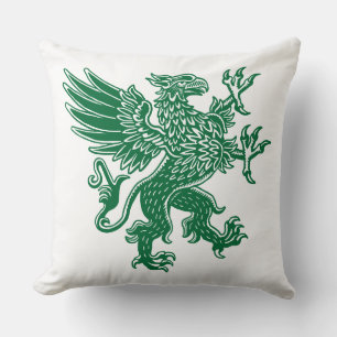 Griffin - Forest Green Kussen