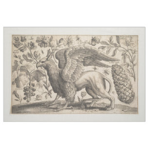 Griffin Griekse mythologie Botany Tapestry Stof
