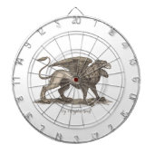  griffin ( gryphus greiff ) illustratie . dartbord (Voorkant)