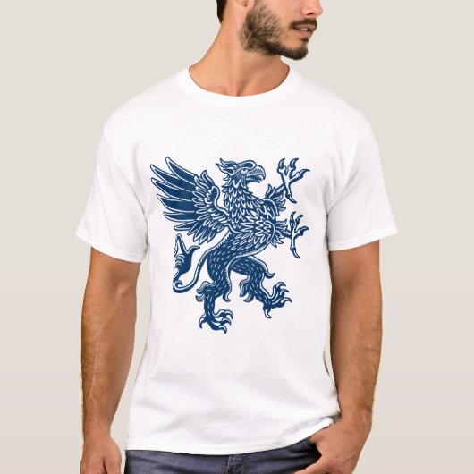Griffin - Indigo Blue Style T-shirt (Voorkant)