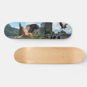 Griffin Mythological Animal Medieval Castle Skateboard (Horizontaal)