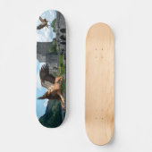 Griffin Mythological Animal Medieval Castle Skateboard (Voorkant)
