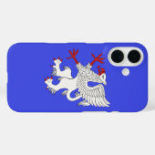 Griffin Rampant Argent Coque-Mate coque iphone (Verso (horizontal))