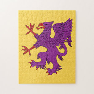 Griffin Rampant Purpure Legpuzzel