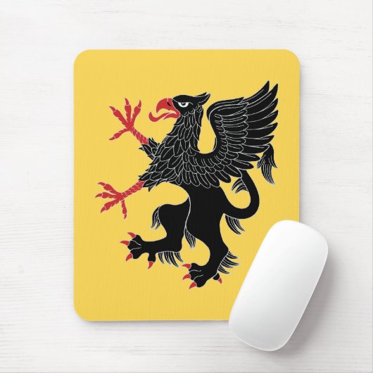 Griffin Rampant Sable Muismat (Met muis)