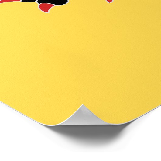 Griffin Rampant Sable Poster (Hoek)