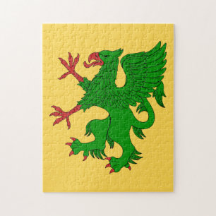 Griffin Rampant Vert Legpuzzel