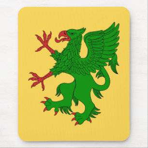 Griffin Rampant Vert Muismat