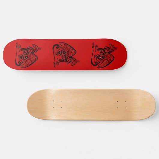 Griffin Red Skateboard (Horz)