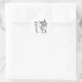Griffin Ronde Sticker (Tas)