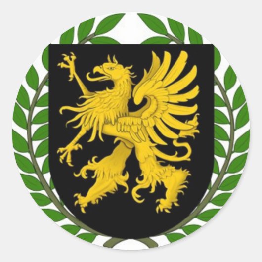 Griffin Ronde Sticker (Voorkant)