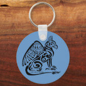 Griffin Round Sleutelhanger (Voorkant)