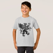 Griffin - T-shirt noir et blanc (Devant entier)