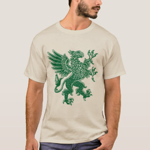 Griffin - T-shirt vert forestier