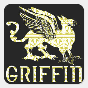 Griffin Vierkante Sticker