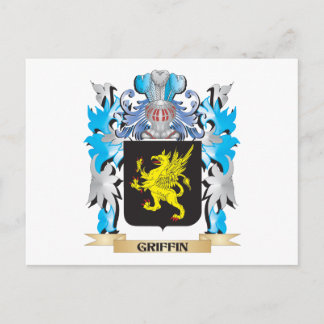 Griffin-wapenstilstand - familiekust briefkaart