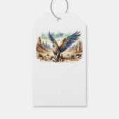 Griffins, Dragons, & Desolate landscapes Cadeaulabel (Achterkant)