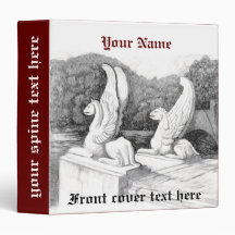 Griffins sculptuur monochrome potlood Art