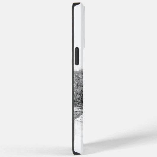 Griffins sculptuur monochroom Case-Mate iPhone case (Achterkant / Rechts)