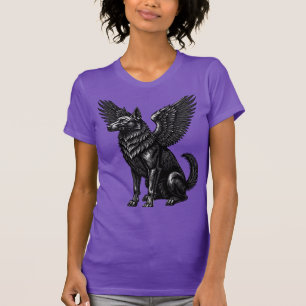 Griffioen-Gevleugelde Bewaker Glasya Rijzend T-shirt