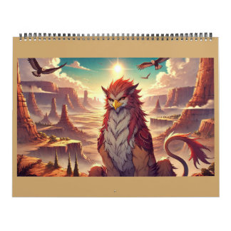 Griffioenen, Draken, & Desolate landschappen Kalender
