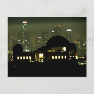 Griffith Observatorium bij nacht Briefkaart