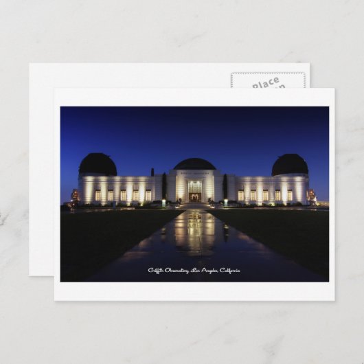 Griffith Observatory Briefkaart (Voorkant / Achterkant)
