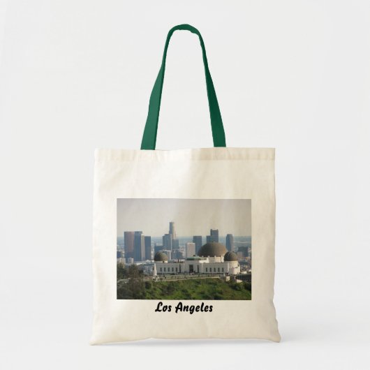 Griffith Observatory en Downtown Los Angeles Tote Bag (Voorkant)