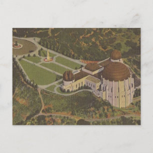 Griffith Observatory Wedding Escort Kaart Briefkaa