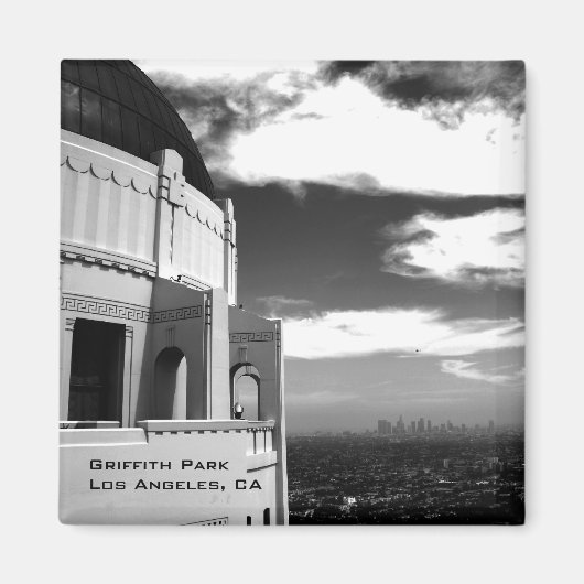 Griffith Park B/W magneet (Voorkant)
