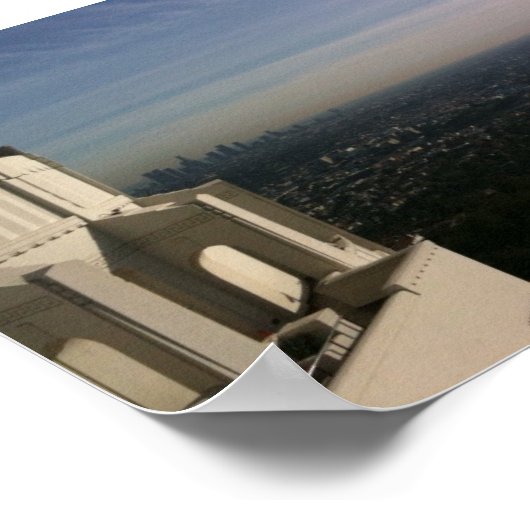 Griffith Park Observatory 3 Poster (Hoek)