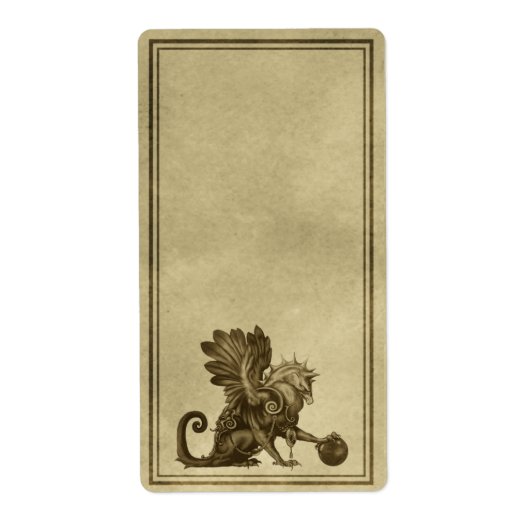 Griffon Apothecary Label (Voorkant)