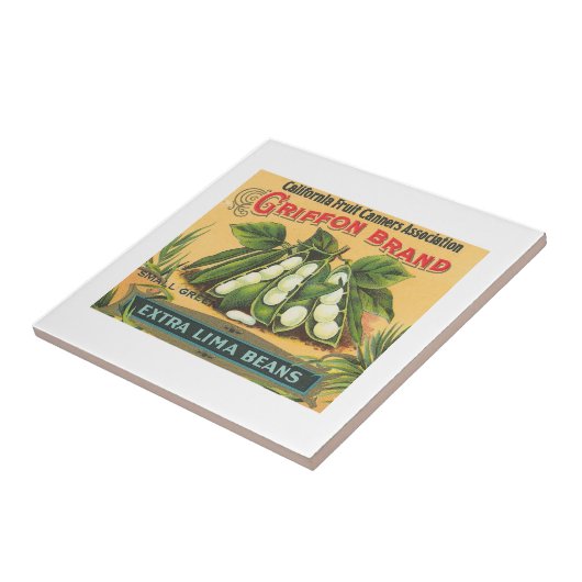 Griffon Brand Lima Beans Tegeltje (Zijkant)