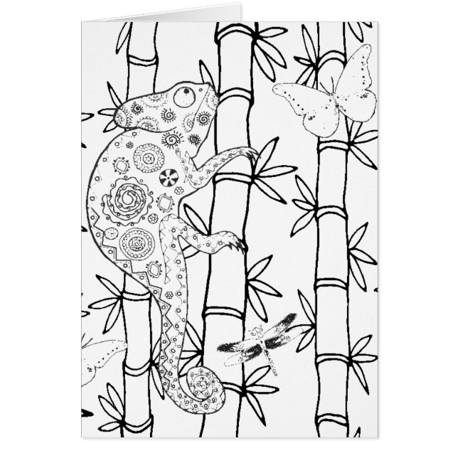 Griffonnage de caméléon (Devant)