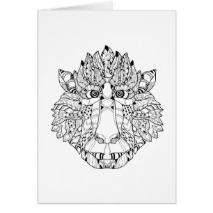 Griffonnage de tête de singe