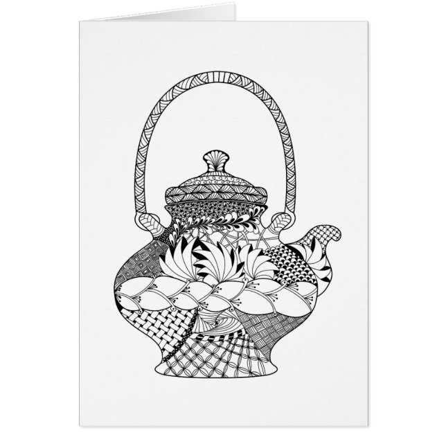 Griffonnage de théière (Devant)