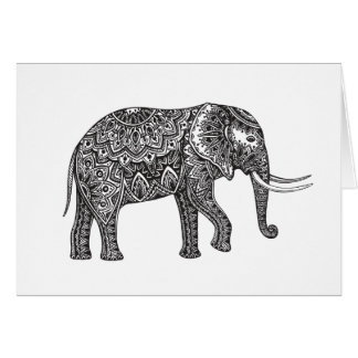 Griffonnage d'éléphant d'imaginaire