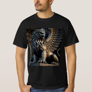 Grifo Majestuoso: La Fusión de León y Águila T-shirt