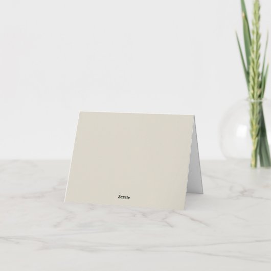Grige Minimal Nettoyer Moderne Gros Monogramme Not (Dos)