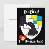 Grigioni Svizzera Postkarte Briefkaart (Voorkant / Achterkant)