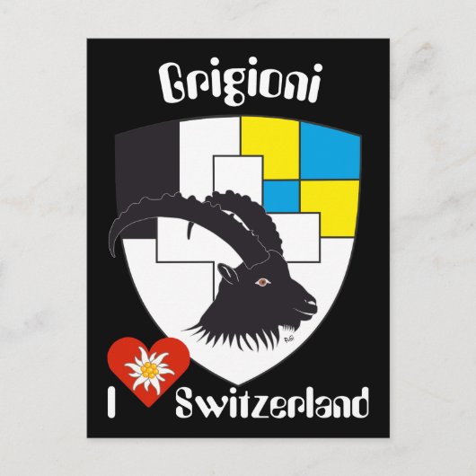 Grigioni Svizzera Postkarte Briefkaart (Voorkant)